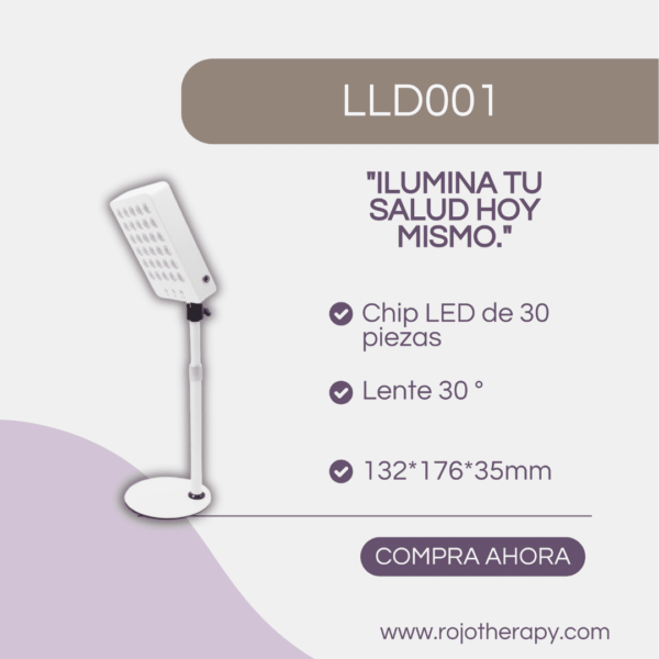 Dispositivo de Terapia de Luz Roja LLD001 – Salud y Belleza en un Solo Equipo