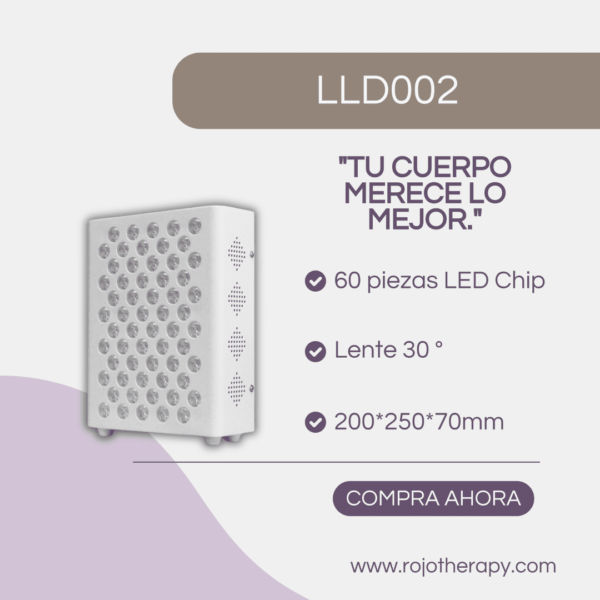 Dispositivo de Terapia de Luz Roja LLD002 – Tecnología Avanzada para Salud y Belleza