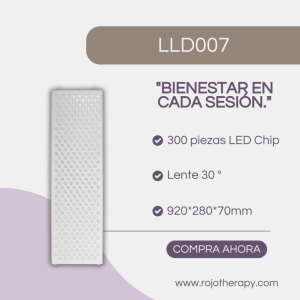 Dispositivo de Terapia de Luz Roja LLD007 – Potencia Extrema Profesionales